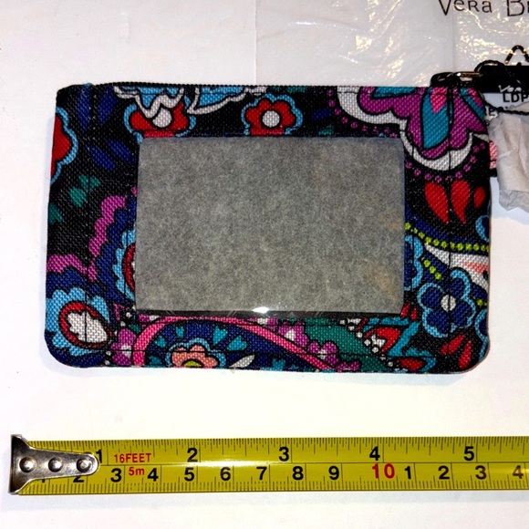 Vera Bradley Multicolor Floral ID Case Haymaker Paisley - Picture 2 of 6